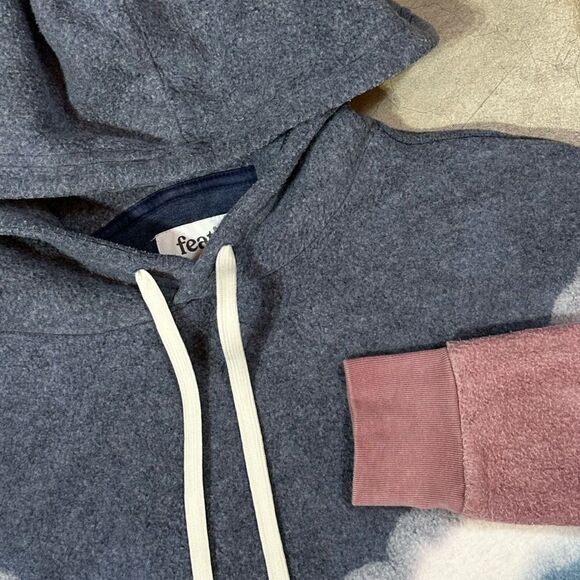 Feat Tie Dye Blanket blend Hoodie Womens Size Small EUC - Picture 11 of 12